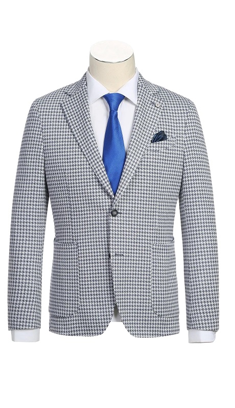 Pellagio Mens Blazer PS23-5-BLUE-HOUND ( Half Canvas Blazer )