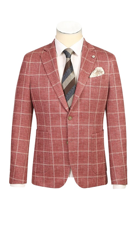 Pellagio Mens Blazer PS25-3-CRIM ( Half Canvas Blazer )