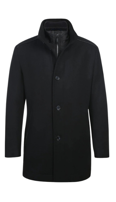 English Laundry Mens Coat EL84-01-001-BLK Short Coat