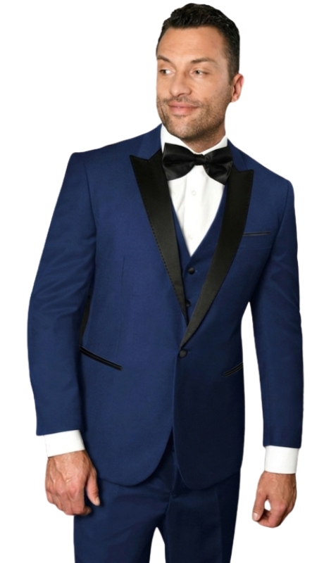 Statement TUX-PK-NAVY-3PC Mens TUXEDO