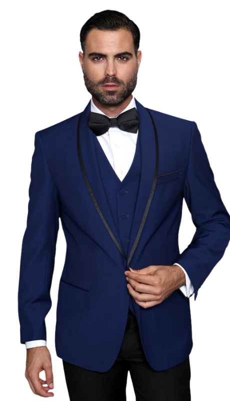 Statement GENOVA-SAPPHIRE Mens Suit