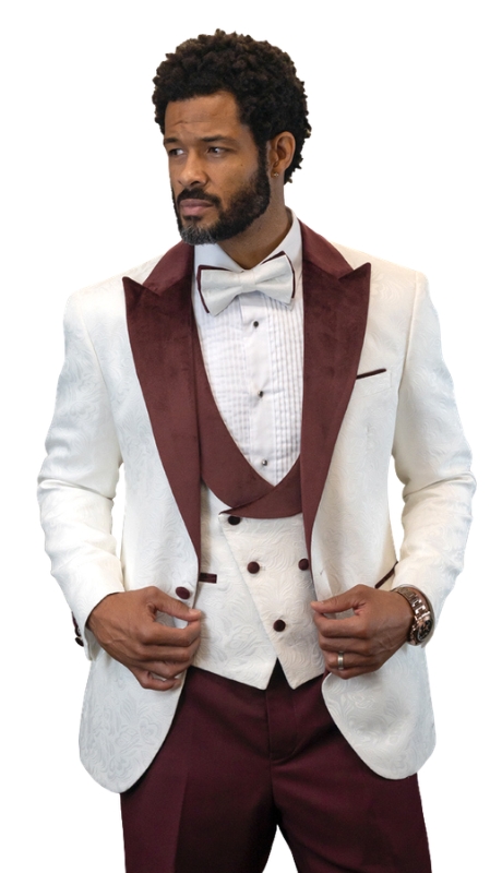 Statement HILTON-BUR-3PC Mens Tuxedo
