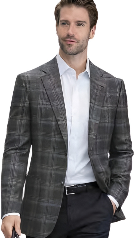 Statement SAVONA-8-CHARCOAL Mens JACKET