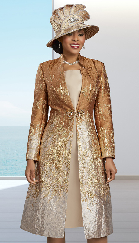 Ben Marc 48459-H ( 2pc Dress & Jacket )-Hat