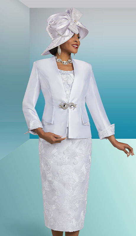 Ben Marc 48480-H ( 3pc Silk Lace Set )-Hat