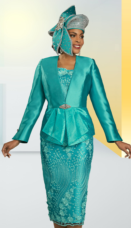 Ben Marc 48484-H ( 3pc Silk Lace Set )-Hat