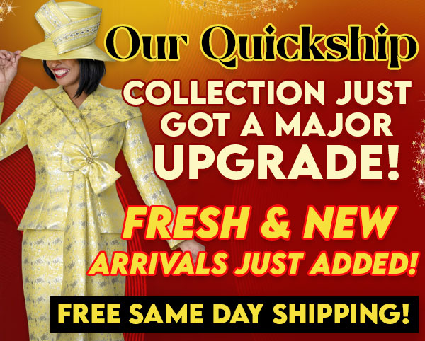 Quick Ship Churchwear Suits And Church Dresses Spring and Summer 2026