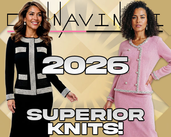 Donna Vinci Knit Church Suits Spring And Summer 2026
