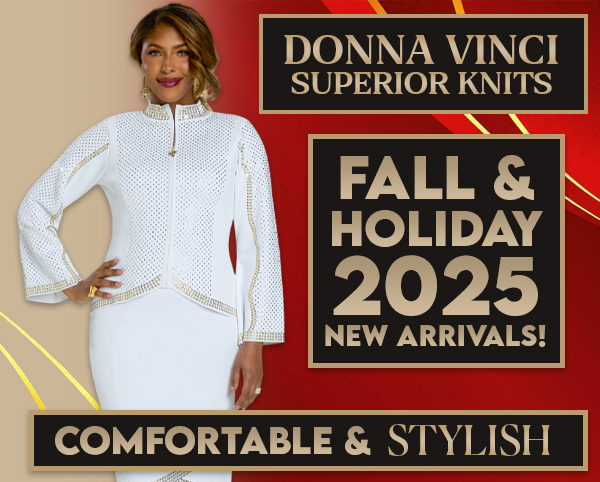 Donna Vinci Knit Church Suits Fall And Holiday 2025