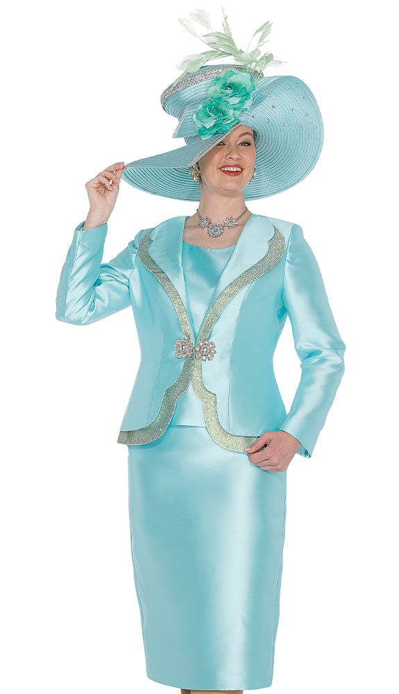 Champagne Italy 6205 Ladies Church Suit
