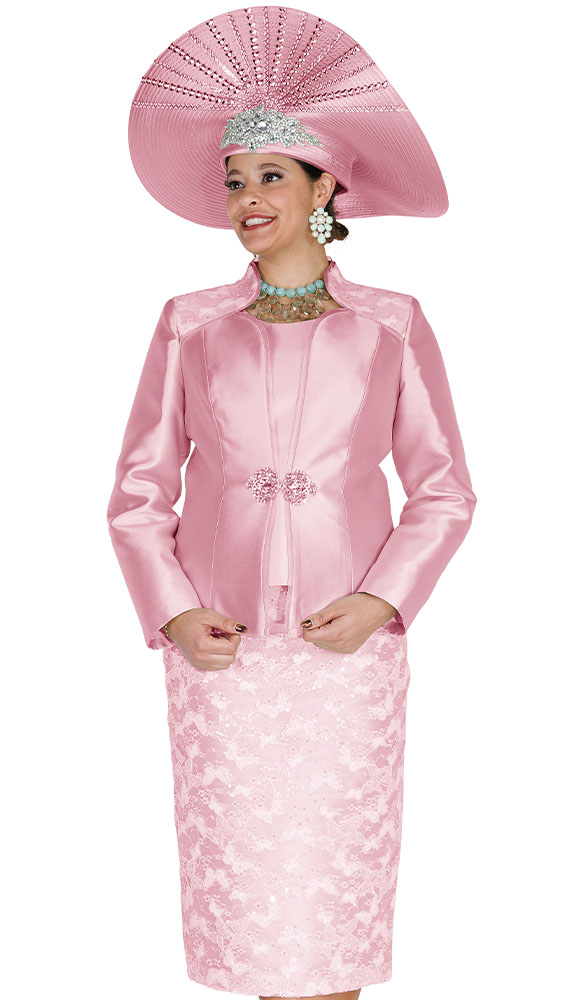 Champagne Italy 6417 Ladies Church Suit