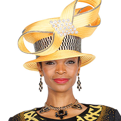 Champagne Italy H5951-BAN-QS Church Hat