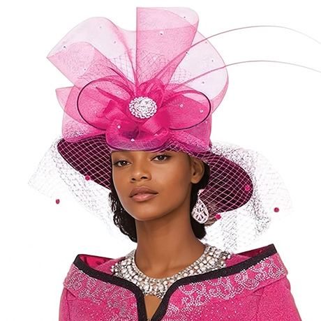 Champagne Italy H5963-FUC-IH Church Hat