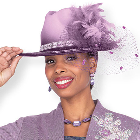Champagne Italy H5959-LIL-QS Church Hat