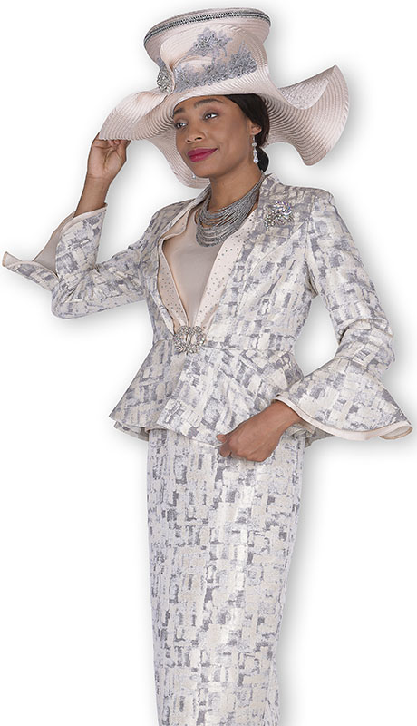 Champagne Italy 5905-MOW Church Suit