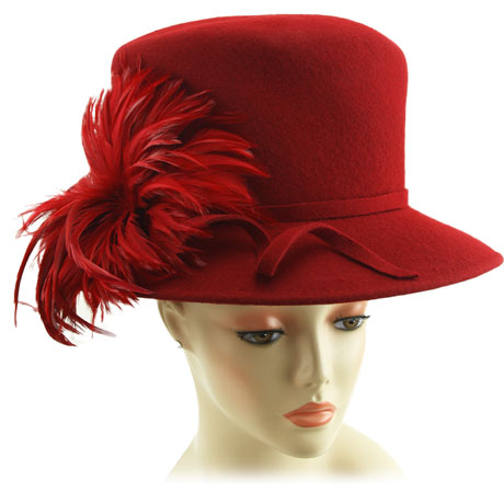 Church Hat CM254-RED