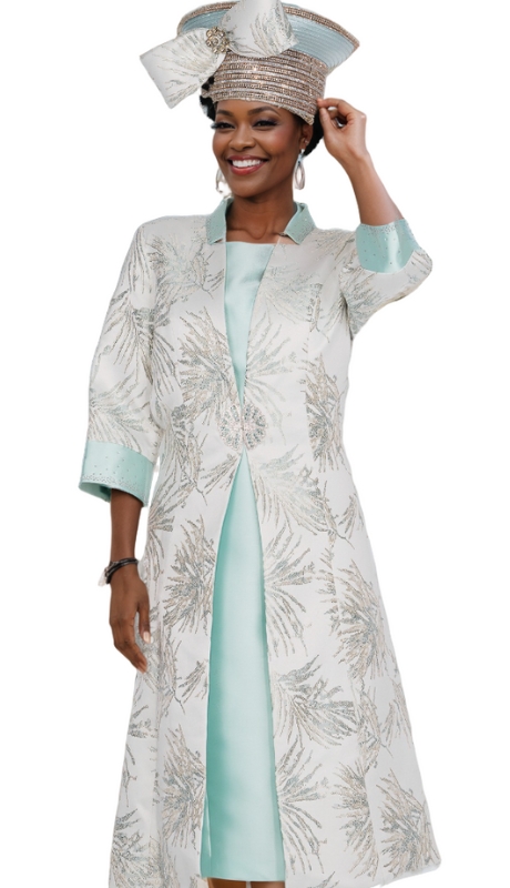 Champagne Italy 5933-GRN Church Jacket Dress for Ladies