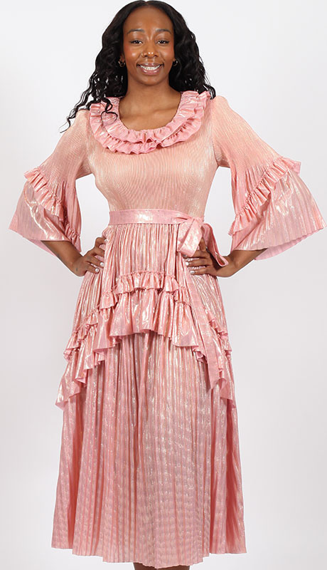 Diana Couture 25833-PNK Church Dress