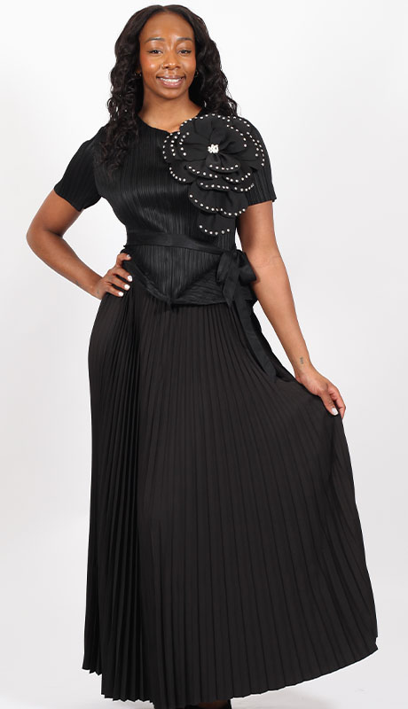 Diana Couture 99451-BLK Church Dress