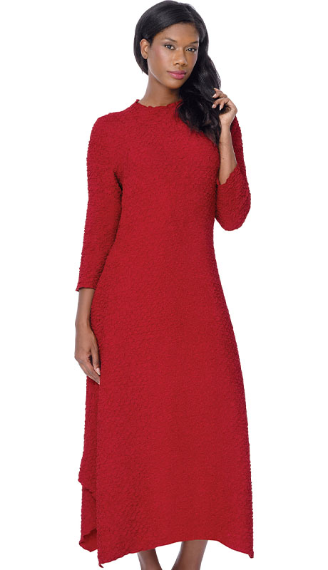 Divine Casuals DC2021-BRG Ladies Church Dress