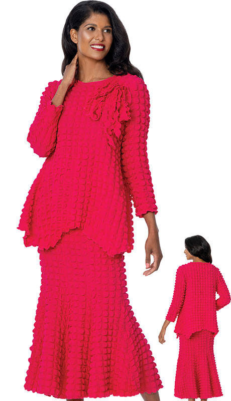 Divine Casuals DC2052-MAG Ladies Church Dress