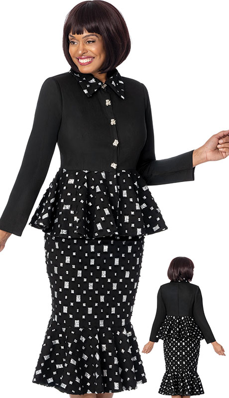 Devine Sport 800342-BLK Church Suit