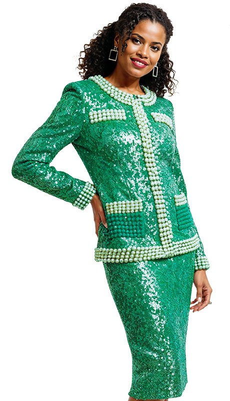 Donna Vinci 12234-PPM Ladies Church Suit