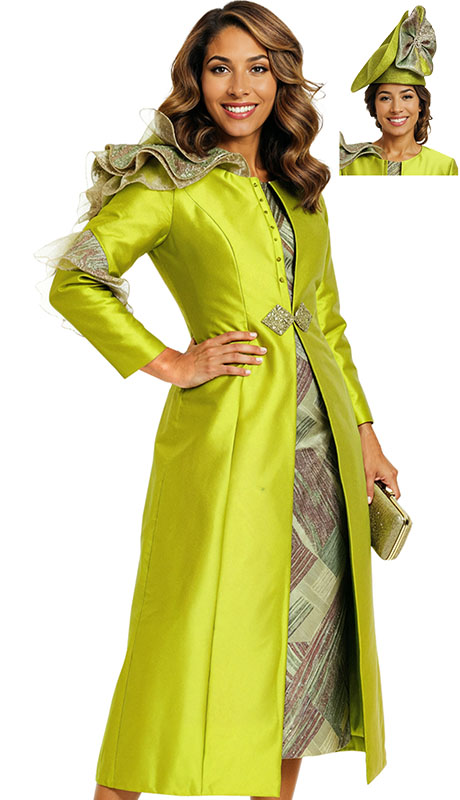 Donna Vinci 12247-H Ladies Church Dress-Hat