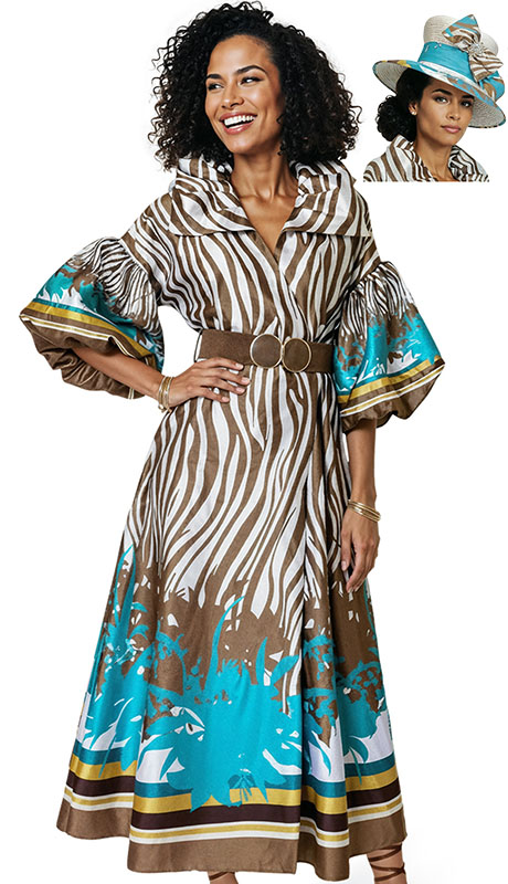 Donna Vinci 12248-CWT Ladies Church Dress