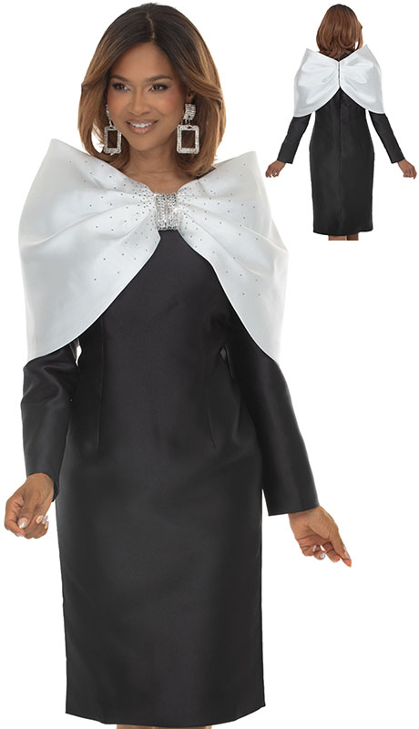 Donna Vinci 12291-BOW Ladies Church Dress