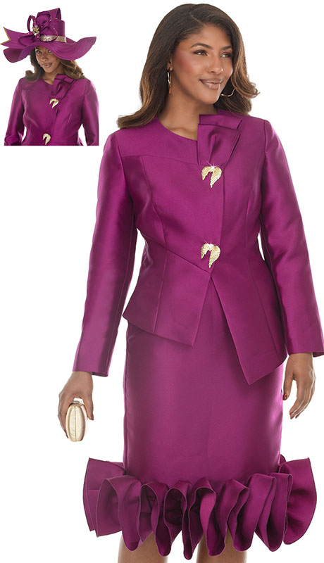 Donna Vinci 12292-MAG Ladies Church Suit