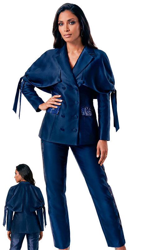 Donna Vinci 12297 Ladies Church Pant Suit