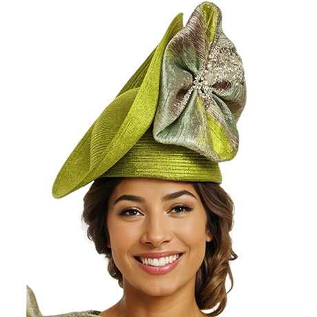 Donna Vinci H12247-LIM-QS Church Hat