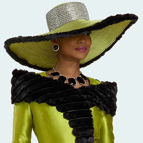 Donna Vinci H12222-LWB-QS Church Hat