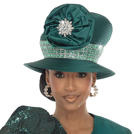 Lisa Rene H66972-GRN-IH Church Hat