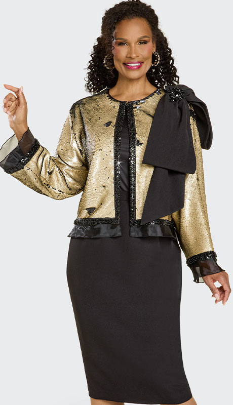 Donna Vinci 12215-QO Womans Church Suit