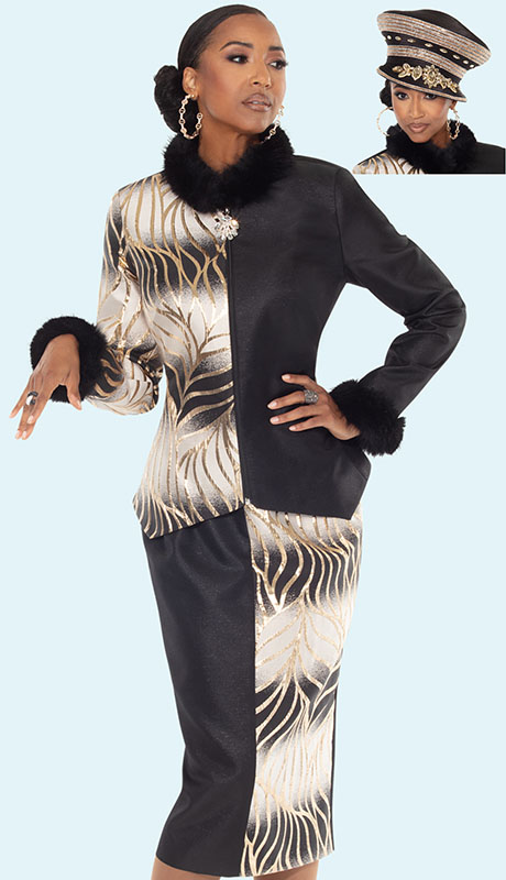 Donna Vinci 12224-QS Ladies Church Suit
