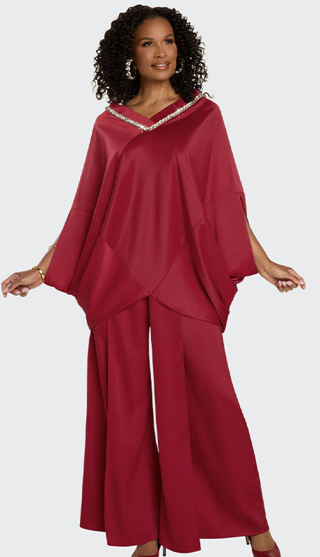 Donna Vinci 12244-SRE Ladies Pant Suit