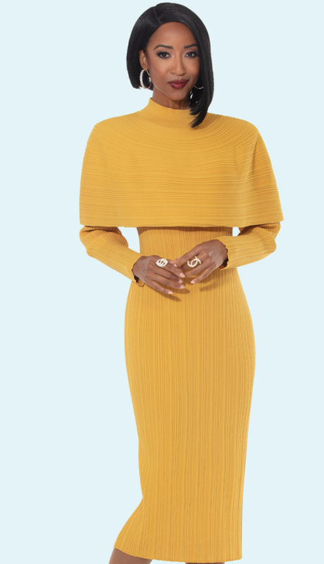 Donna Vinci Knit 13444-MUS Womens Church Dress