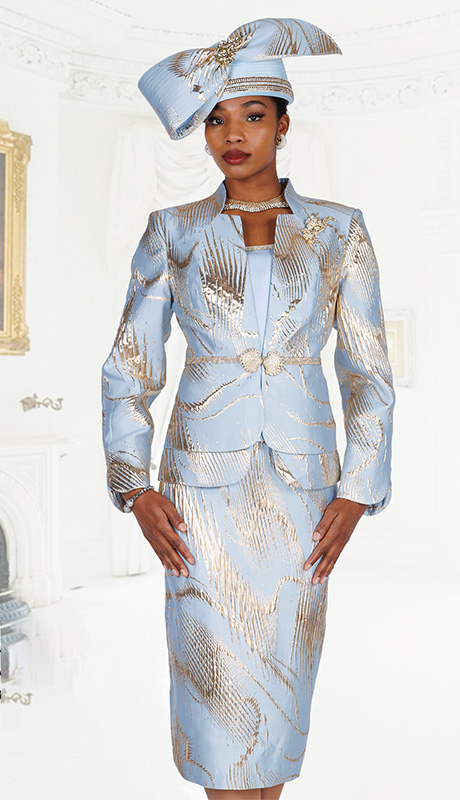Elite Champagne 6460 Church Suit