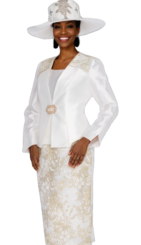 Elite Champagne 5904 Church Suit