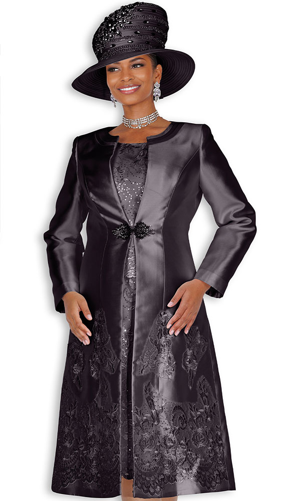 Elite Champagne 6461-BLK Church Dress