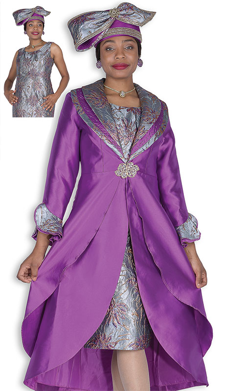 Elite Champagne 6160-PWG Church Dress