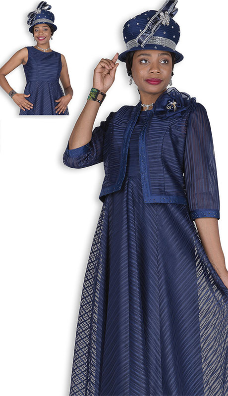 Elite Champagne 6354-H Church Dress-Hat