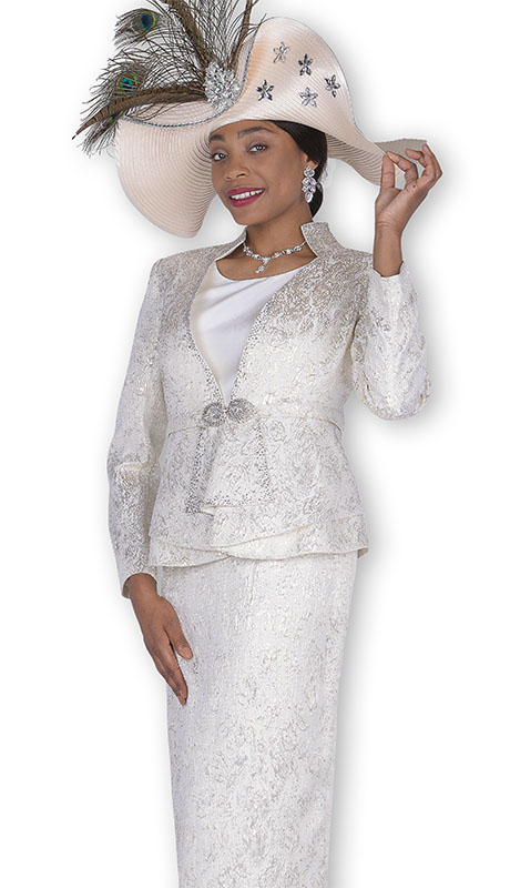 Elite Champagne 6254-MTC Church Suit for Women