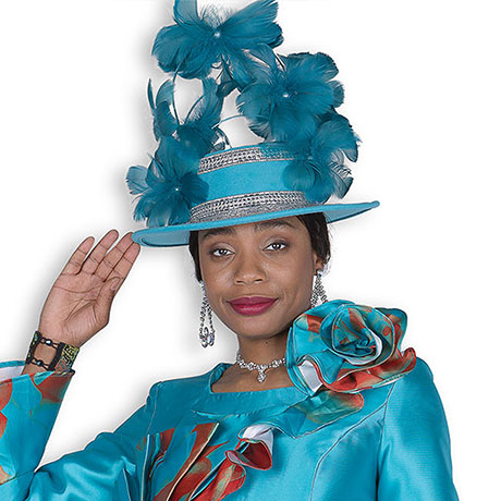Champagne Italy H6169-TEL-QS Church Hat