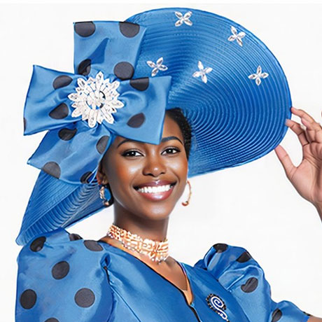 Champagne Italy H6018-RYL-QS Church Hat