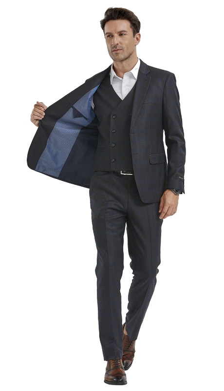 Tazzio Mens Suit M348SK-01 NAVY