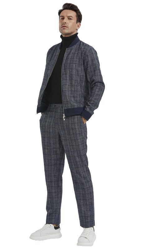 Tazzio Mens Suit M358SK-01-NAVY