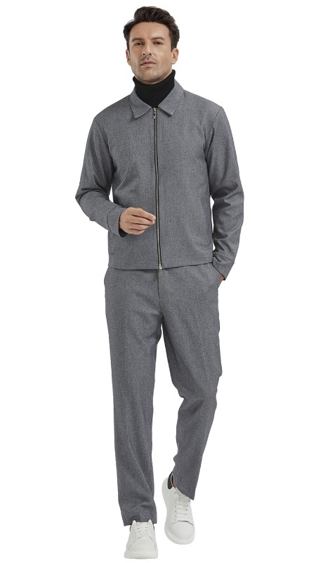 Tazzio M359SK-01-GRY Mens Sports Suit